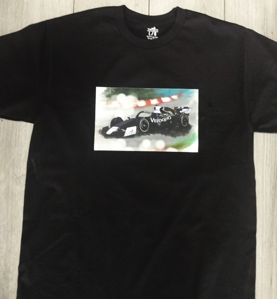 Camiseta F1 Negro Veloquio