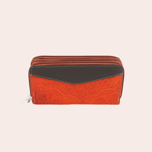 Cartera cincelada Agate