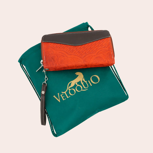 Cartera cincelada Agate