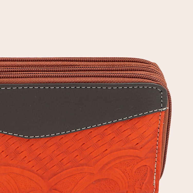 Cartera cincelada Agate