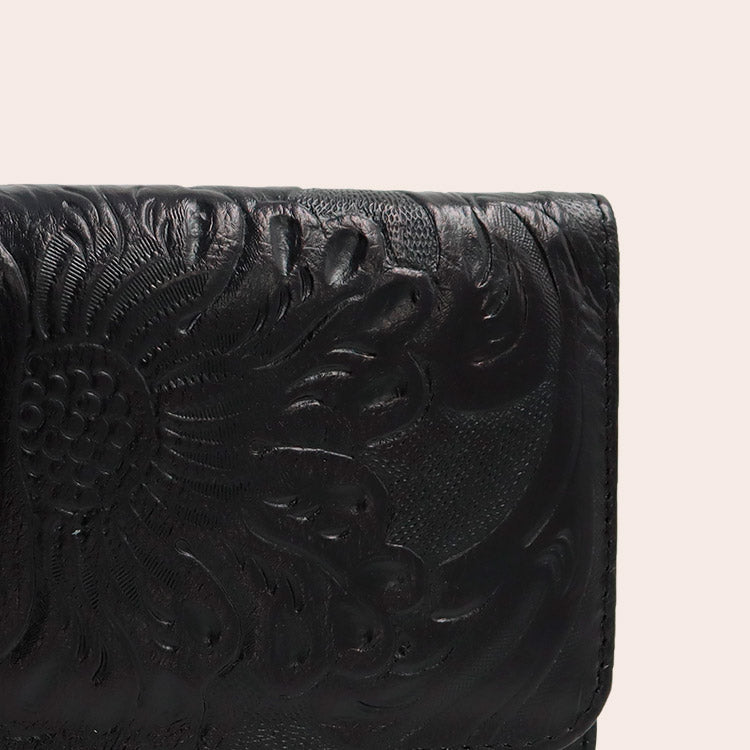 Cartera cincelada Nero Veloquio