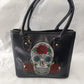 Bolso mexica calavera blanca