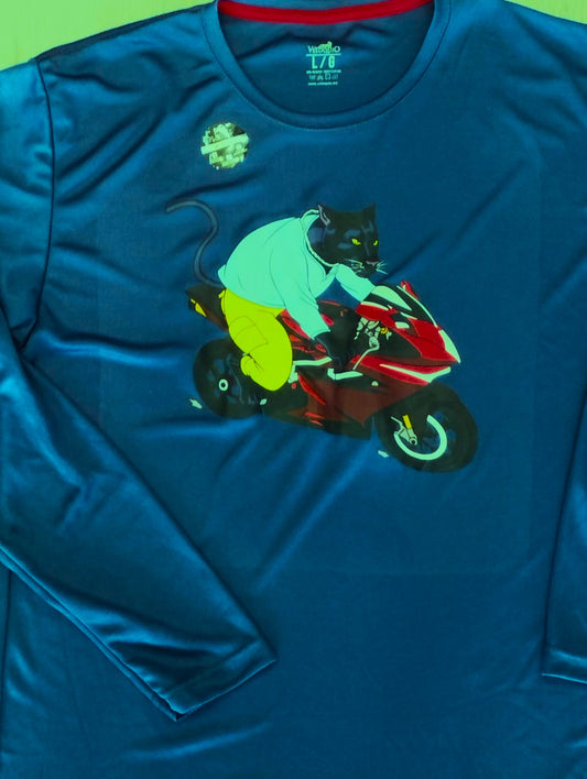 Playera Giaguaro Nero Motociclista