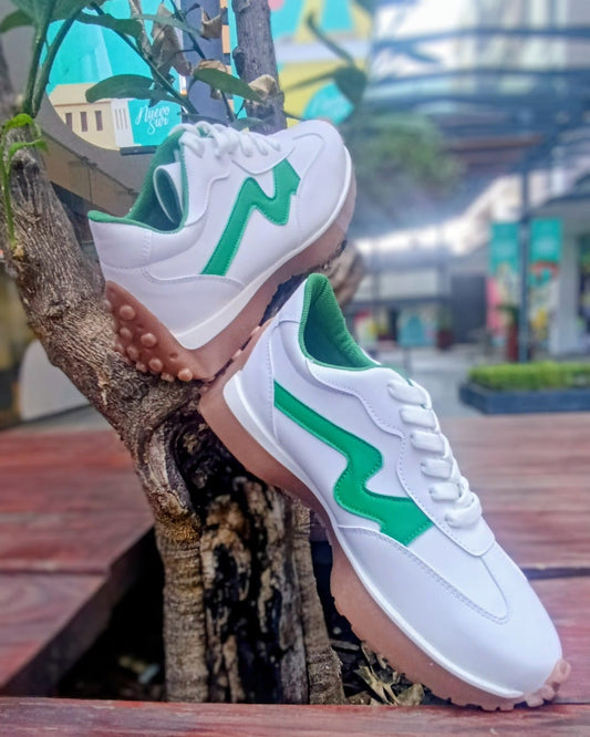 Tenis Nairobi Blanco Forti Verde